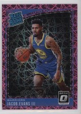 2018-19 Donruss Optic Rated Rookie Pink Velocity Prizm 53/79 Jacob Evans III 0c6