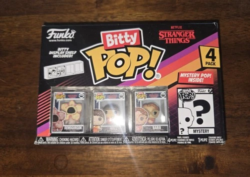 Stranger Things Bitty POP! Pack Of 4 Limited Edition Demogorgon Will Barb