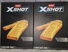 ZURU X-Shot Pro Clip Magazine Lot of 2 Half Size Full Size NEW