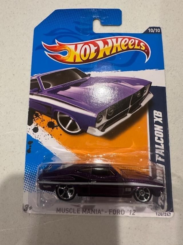 2012 Hot Wheels '73 Ford Falcon XB #120 Purple