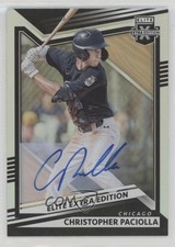 2022 Panini Elite Extra Edition Signatures Christopher Paciolla #86 Auto 0d08