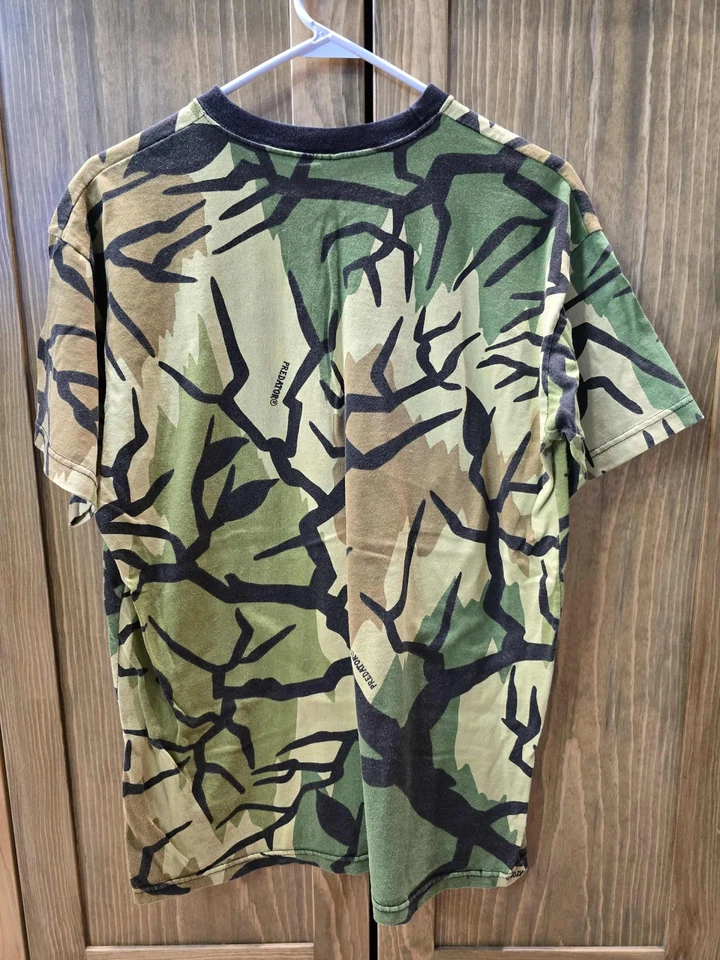 Vintage Predator Camouflage T-Shirt Men's L Short Sleeve Pocket -Large - Image 2 of 4