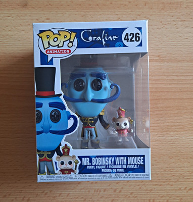 Funko Pop! Animation Coraline Mr. Bobinsky with Mouse Vinylfigur #426