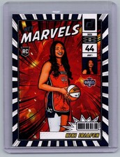 2025 Donruss WNBA #16 Kiki Iriafen Net Marvels. BLUE CHECKER BOARDER