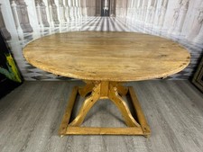 ANTIKER ESSTISCH 19 JH ÜBERGROSSER BAUERNTISCH WEICHHOLZ 19 TES JHDT KREUZTISCH