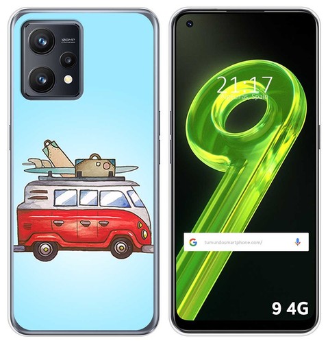 Cover Silicone Anti Colpi per Realme 8i Disegno Acquerello 06 Disegni