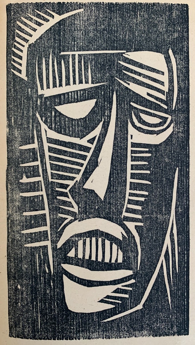 Karl Schmidt-Rottluff Original Woodcut from Die Rote Hahn
