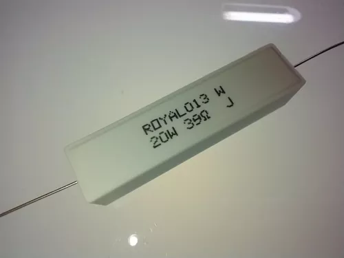Keramik Leistungs Widerstand 20W Watt 0,1 - 10 kOhm Zement Draht 5% resistor THT
