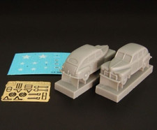 Brengun Models 1/144 N WWII US American Staff Car 1942 Ford Resin 2 Cars