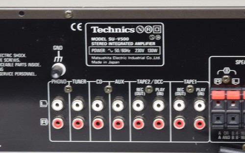 Technics SU-V500 STEREO VOLLVERSTÄRKER PHONO INTEGRATED AMPLIFIER GUTER ZUSTAND - Bild 8 von 9
