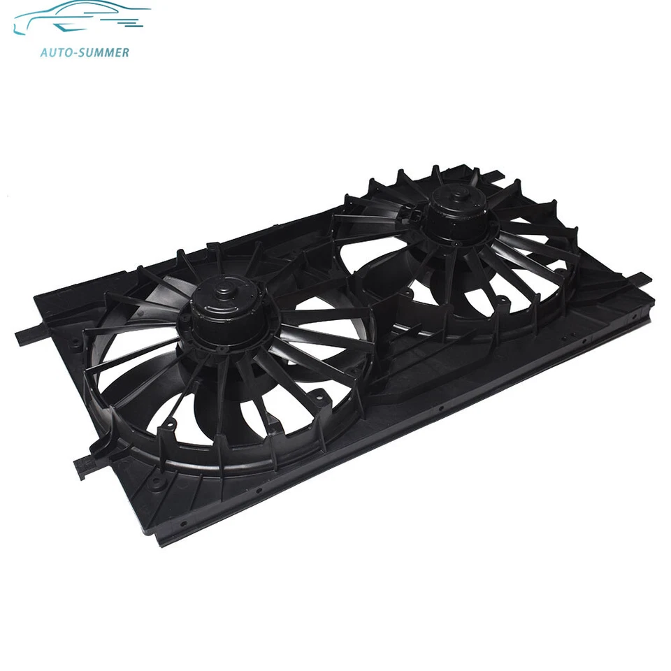 Ventilador de radiador y condensador doble para Chrysler Sebring 2007-10 Dodge Caliber 2007-12 Foto 2 de 4