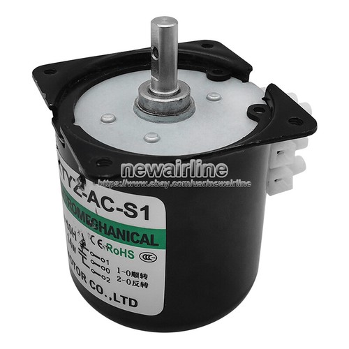 1 pieza AC110V/220V 2.5-110 rpm 14W Metal Gear Sincronou Reducción Gear Motor de CA - Imagen 3 de 9