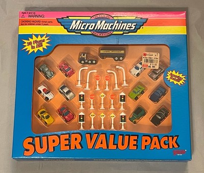 1995 Galoob Micro Machines Super Value Pack  Purple Jet Fuel Semi