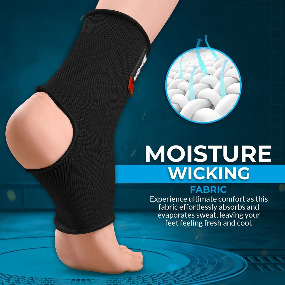 Tobillera deportiva WYOX soporte compresión manga tobillo pie envoltura fascitis Foto 4 de 4