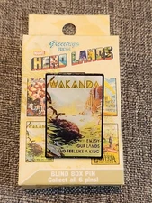 Disney Pin Marvel Hero Lands Poster Wakanda Enjoy Our Lands And Feel Like A King