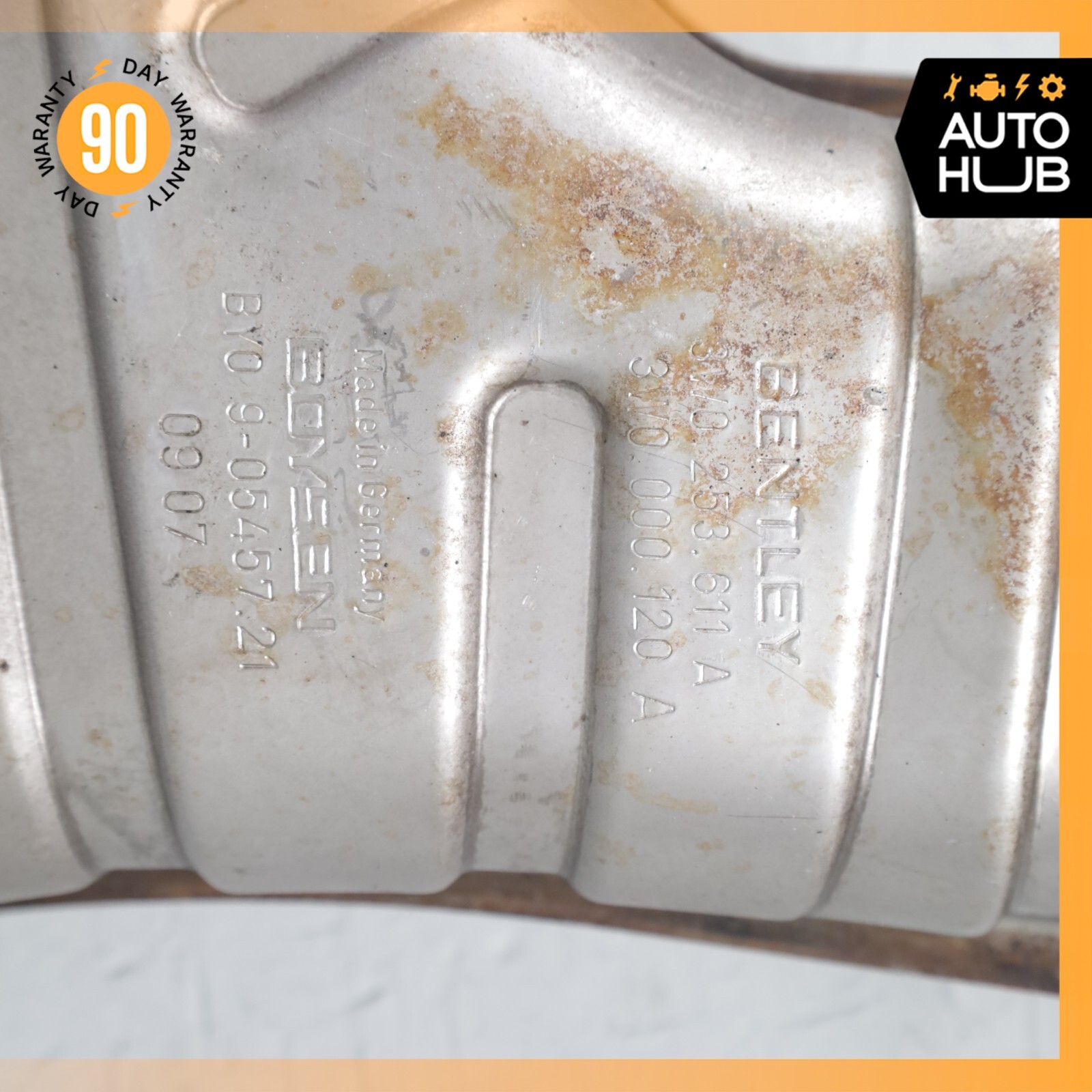 03-12 Bentley Continental GTС Exhaust Muffler Mufflers Right & Left Set OEM 46k