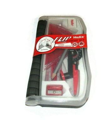 Helix Flip Free Standing Locking Compass Geometry School Maths Set