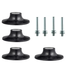 4 Pack Roll Lock Disc Holder Quick Change Die Grinder Disc Pad Holder 1/4" Shank