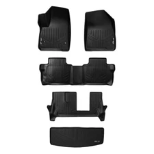 Smartliner Black 1st, 2nd, & 3rd Row Floor Liners & Cargo Liner for GMC Acadia