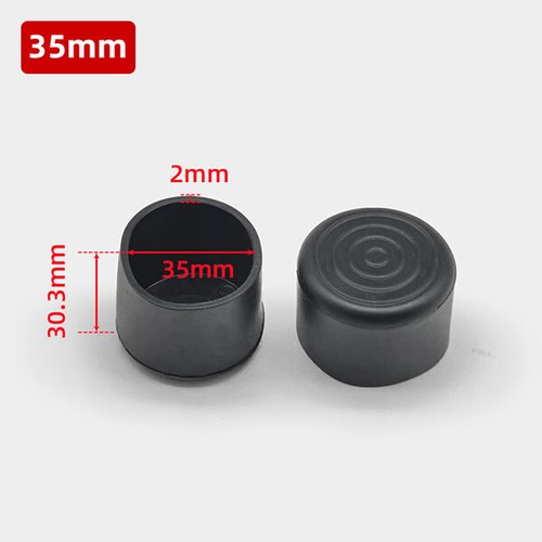 Square/Round PVC Rubber Sleeve Plug Cap End Cover Caps Chair Foot Cover Non-Slip - Picture 55 of 68