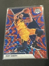 20190-20 Panini Mosaic Rudy Gobert Reactive Blue Prizm Parallel NM