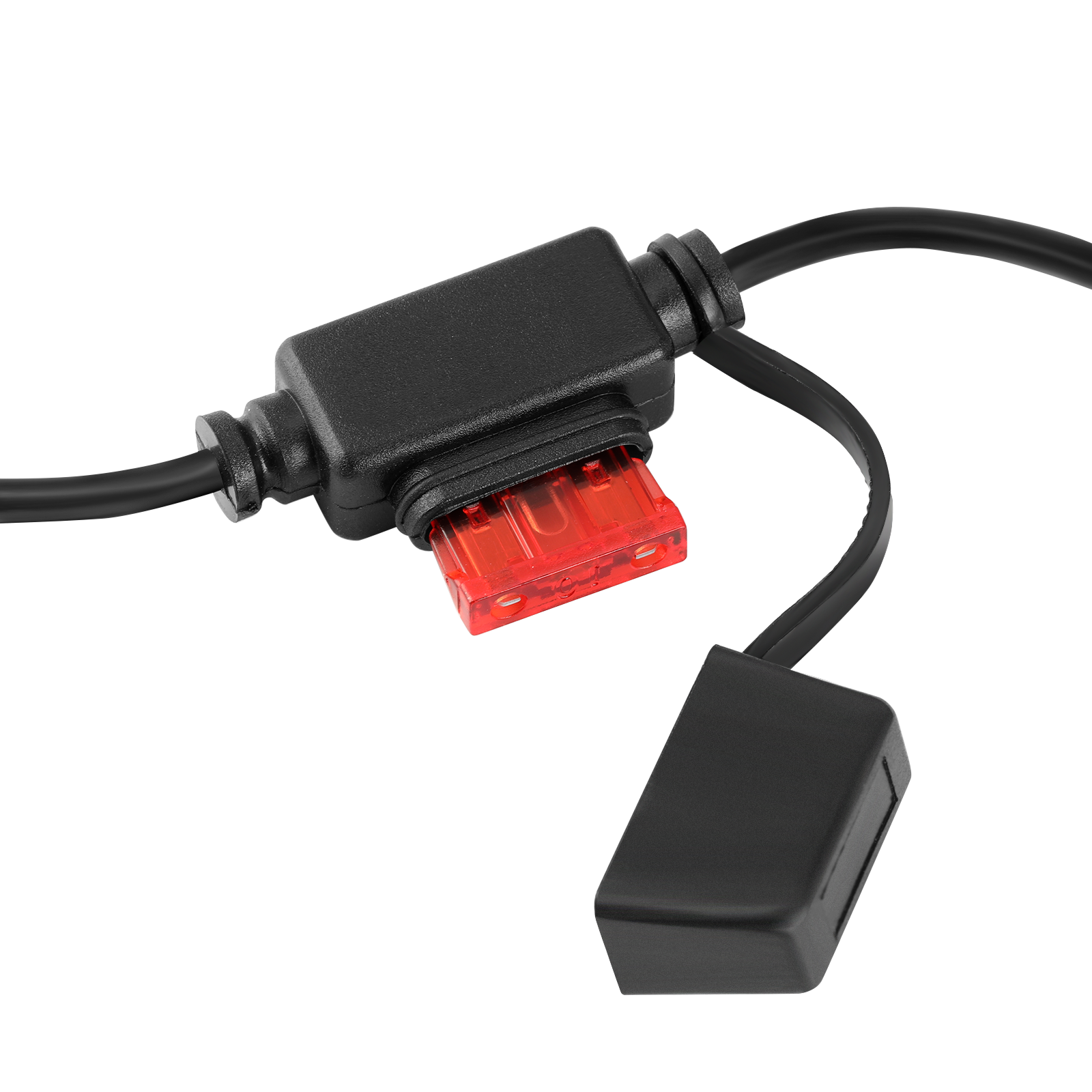 2Pcs Quick Connect Cable Battery Tender Ring Terminal Harness Fused