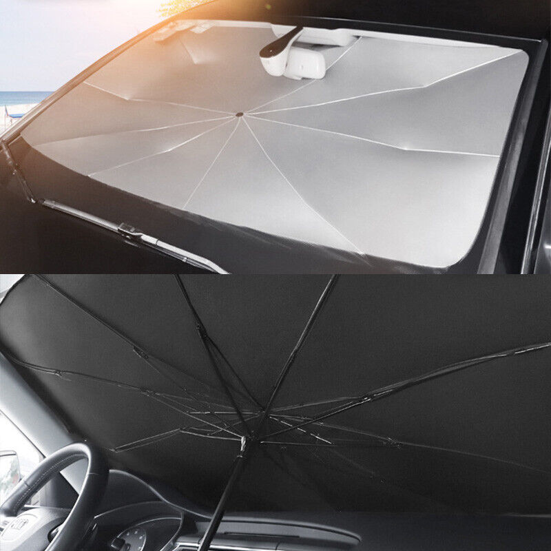 Ontel Brella Shield Analog Car Windshield Sun Shade Block Uv Rays Model Large eBay