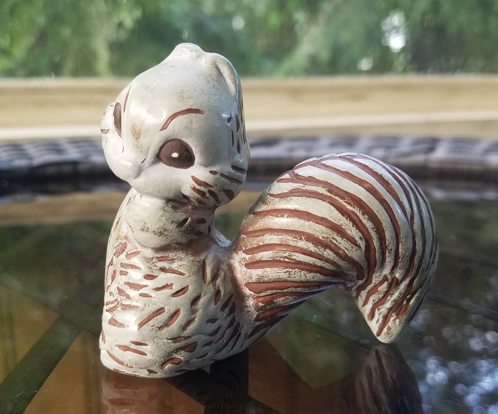 Vintage Ceramic Squirrel Figurine Hobbyist 1970s eBay