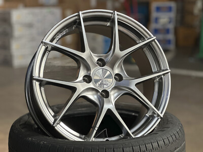 New 16x7J LENSO JAGER DYNA SILVER (4 Wheel) 4x100 Fit For HONDA TOYOTA MAZDA KIA