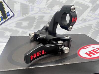 HEL Performance Thumb Rear Brake Master Cylinder - Motorcycle Race Track BLACK