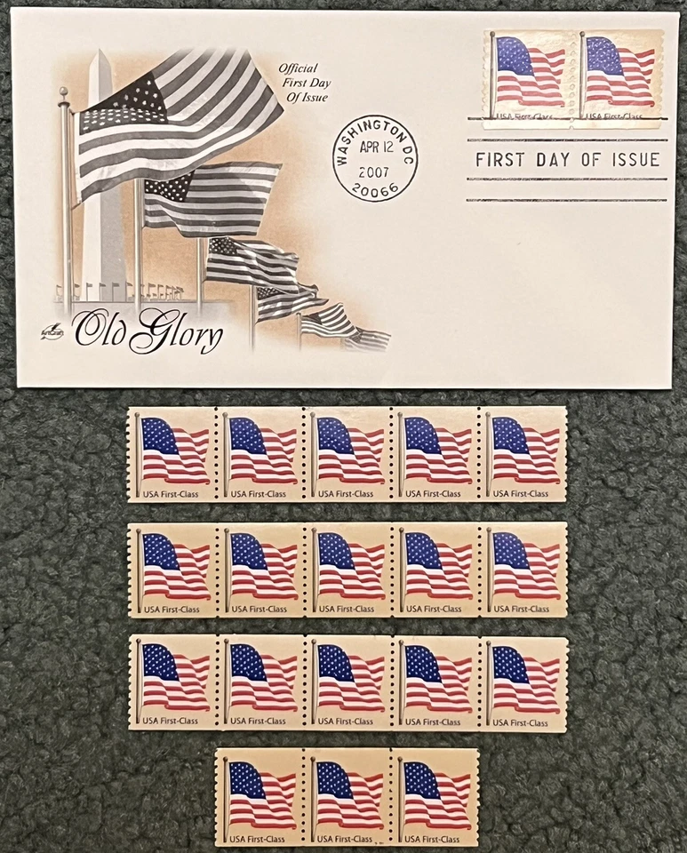 Old Glory - US Scott 4129-4134, 4187-4190 - 8 FDCs mais 58 selos! - Imagem 4 de 4