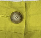 ANN TAYLOR LOFT 4" Shorts Flat Front Chino Chartreuse Yellow Women’s Size 6 — photo 4
