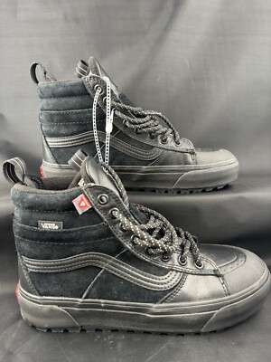Vans SK8 HI MTE 2 Men's Size 6 / W 7.5 Utility Pop Triple Black Shoes Boots NWOT