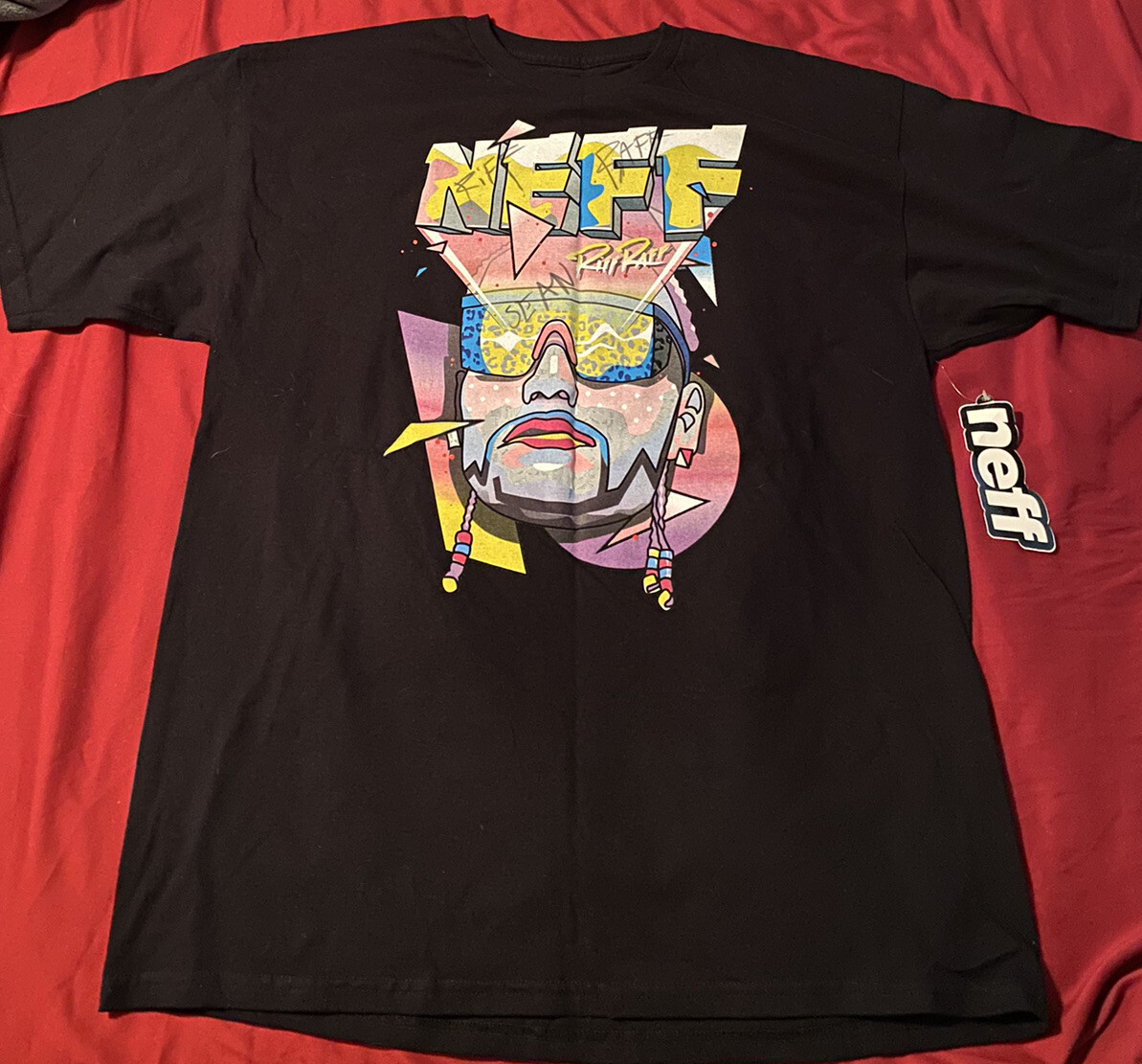 Riff Raff - Neff T Shirt Size XL Signed By Riff Raff Hip Hop | eBay