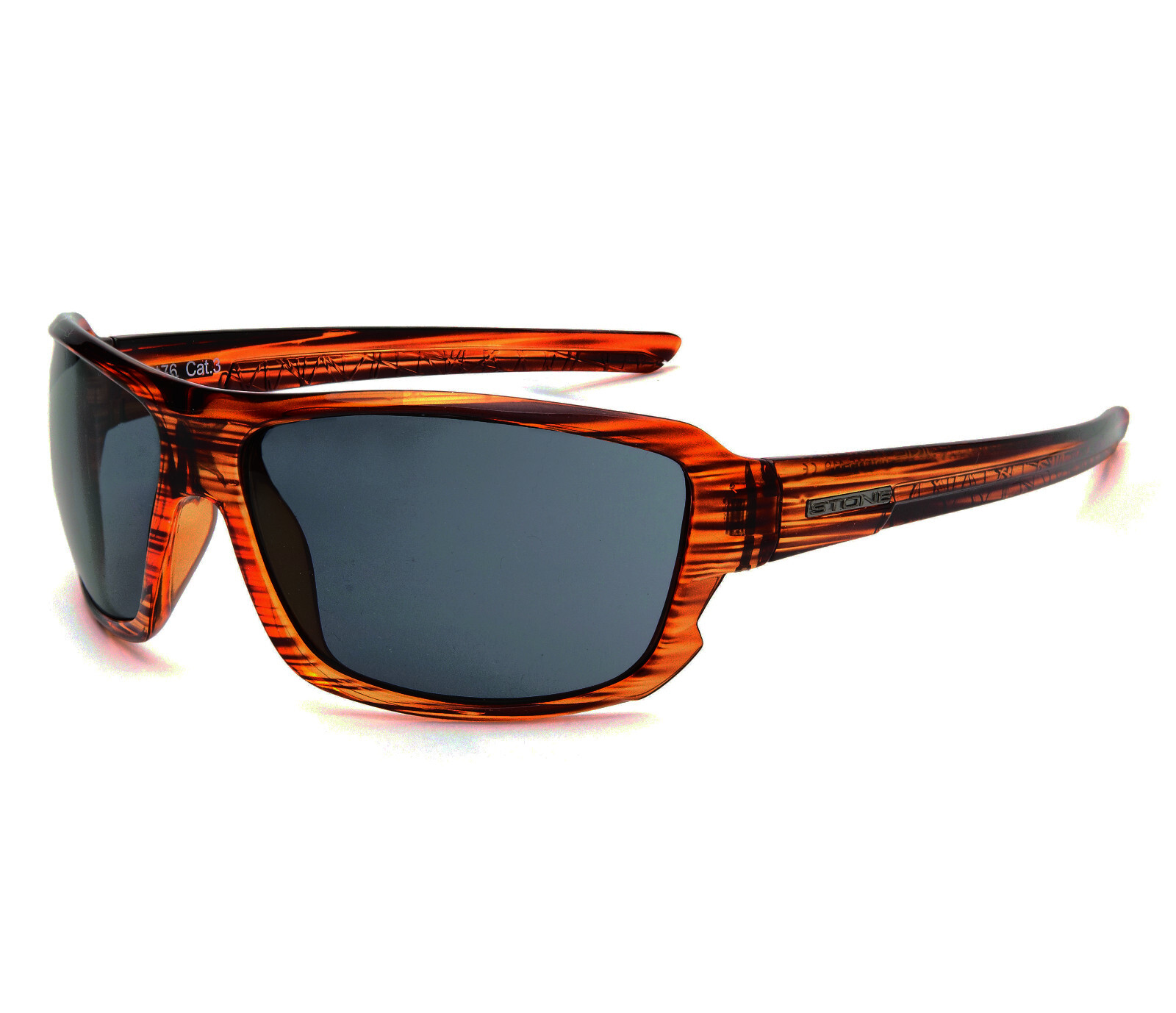 Stone by BLOC Brooklands Sunglasses Brown with Grey Lens ST176