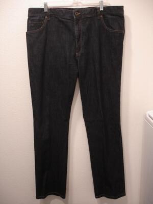 Alberto 899 Stone Navy Light Denim Modern Fit Blue Stretch Jeans Men's 40 X 34