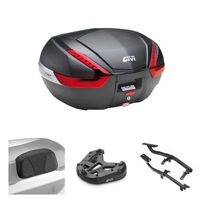 GIVI V47NN Top Case Carbon Look Red Super Adventure R 1290 ABS 2017-2020