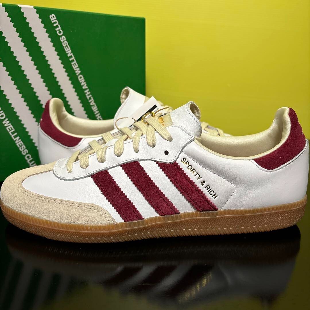 adidas gazelle silver green womens adidas x Sporty & Rich Samba OG