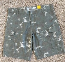 Carhartt Mens Canvas Camo Cargo Shorts Workwear Relaxed Fit Rugged Flex Sz 42