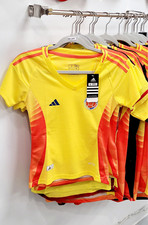 CAMISETA SELECCION COLOMBIA - MUJER CUELLO V - A O 2024 - REPLICA- SOCCER JERSEY