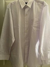 NWT Givenchy Gentleman Embroidered White Poplin Shirt Size 17.5 Made In France
