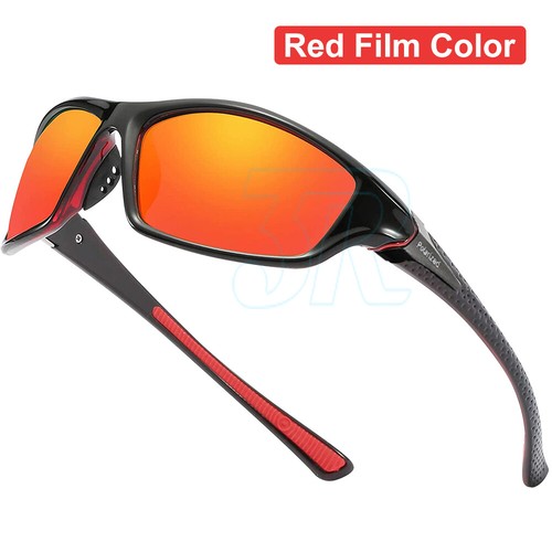 Men Sunglasses UV400 Polarized Glasses Fishing Sports Driving WrapAround Eyewear - Picture 12 of 14