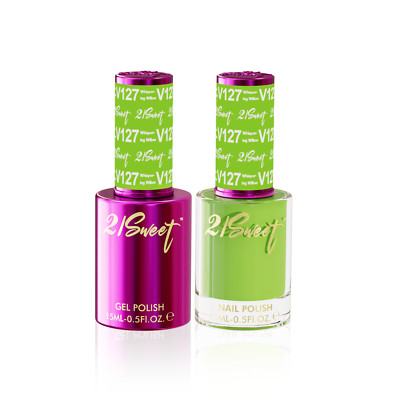 21sweetbeauty Duo (Gel + Nail Polish) Whispering Willow -V127