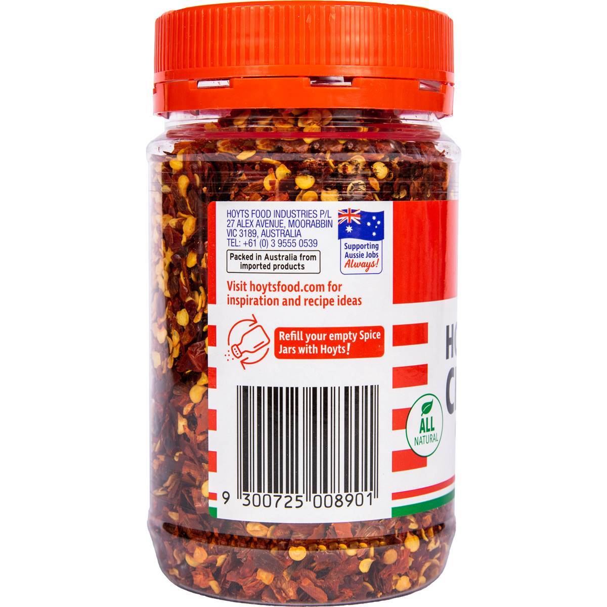 6x Hoyts Chilli Dried Crushed 100g for sale online Australia