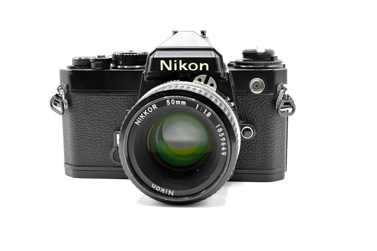 #116 ★美品★Nikon FE / NIKKOR 50mm 1:1.8 AI Nikon FE Manual Camera in Chrome or Black w/ optional 50mm