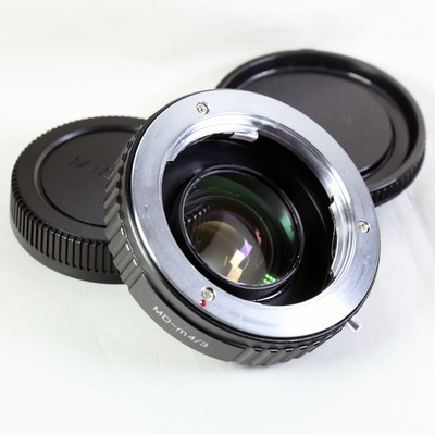 Focal Reducer Speed Booster Adapter Minolta MD Objektiv für Micro 4/3 M43 GH4