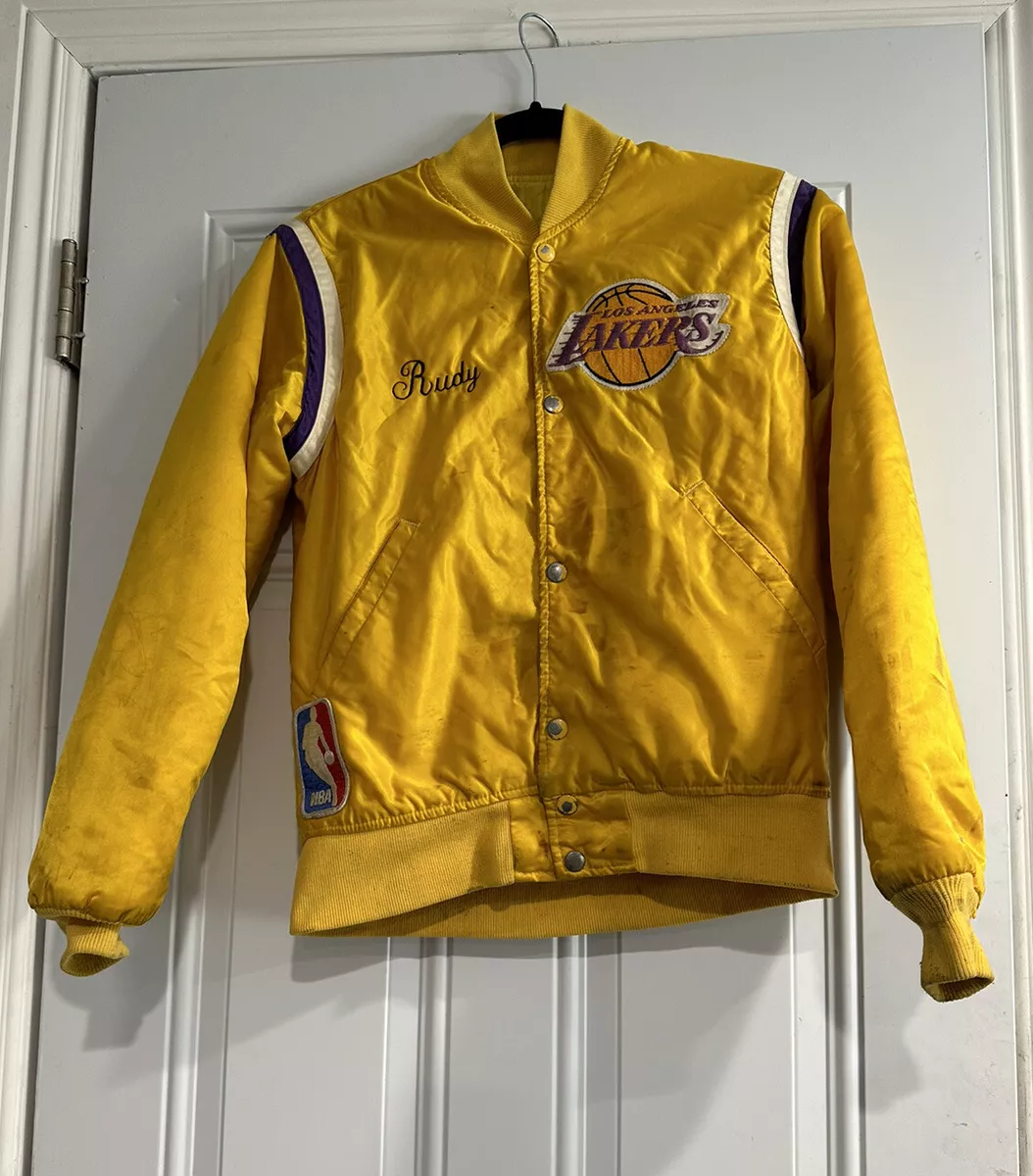 Starter Los Angeles Lakers Yellow Bomber Jacket - Jacket Hub