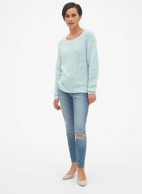 gap waffle knit sweater