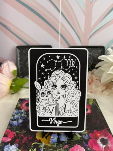 Virgo Zodiac Sign 3D Printed Art - Unique Astrology Gift