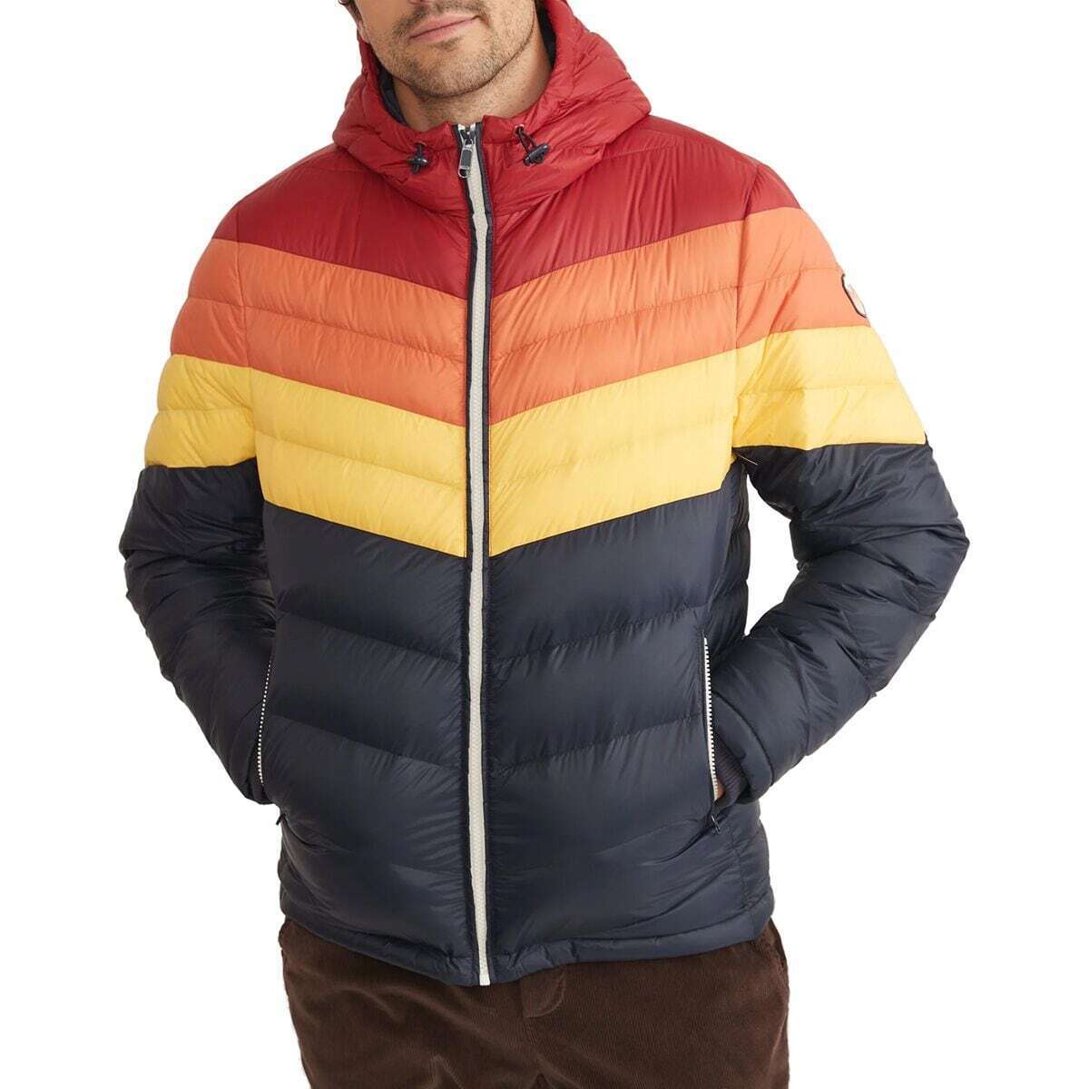 Marine Layer Archive Colorblock Puffer Jacket - Men's | eBay Marine Layer Archive Colorblock Puffer Jacket - Men's | eBay